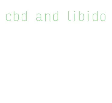 cbd and libido