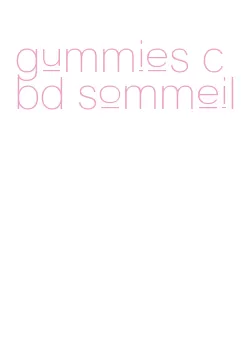 gummies cbd sommeil