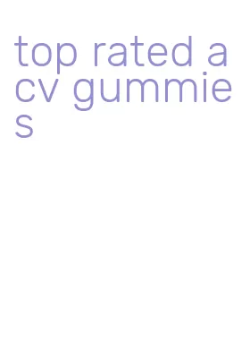 top rated acv gummies