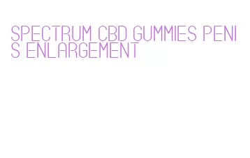 spectrum cbd gummies penis enlargement