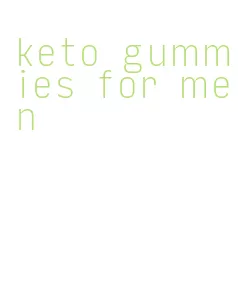 keto gummies for men