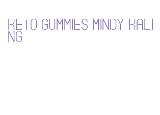 keto gummies mindy kaling