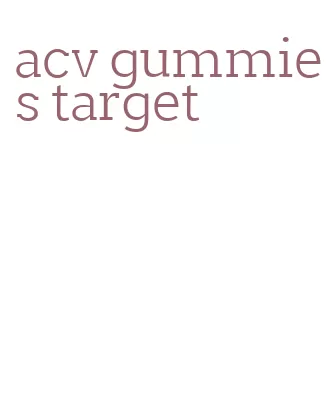 acv gummies target