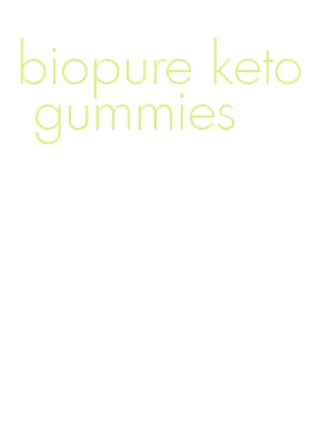 biopure keto gummies