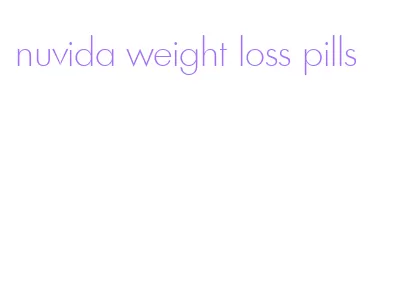nuvida weight loss pills