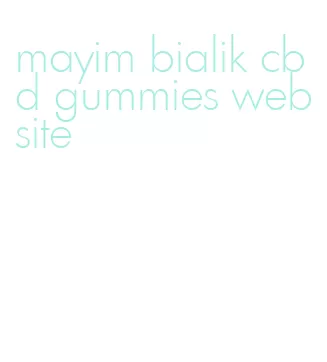 mayim bialik cbd gummies website