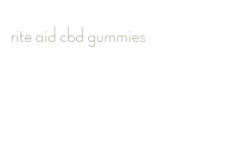 rite aid cbd gummies