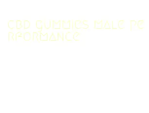 cbd gummies male performance