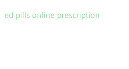 ed pills online prescription