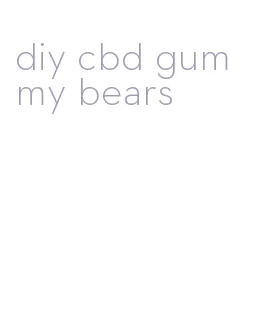 diy cbd gummy bears