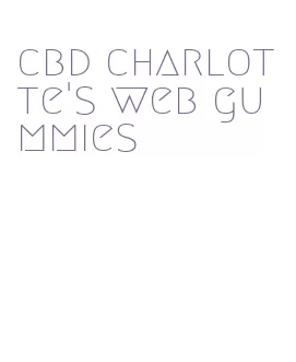 cbd charlotte's web gummies