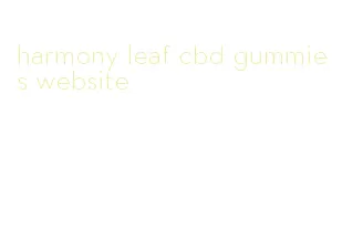 harmony leaf cbd gummies website