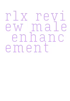 rlx review male enhancement