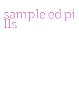 sample ed pills