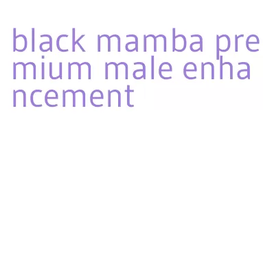 black mamba premium male enhancement