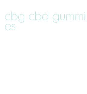 cbg cbd gummies