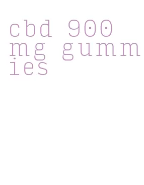 cbd 900 mg gummies