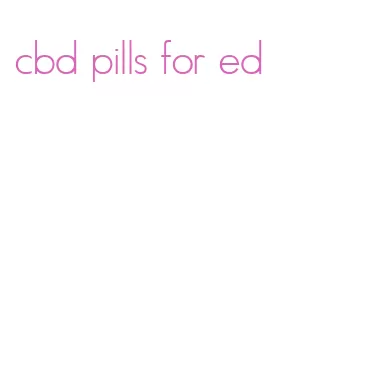 cbd pills for ed