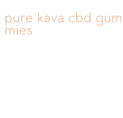 pure kava cbd gummies