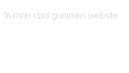 truman cbd gummies website