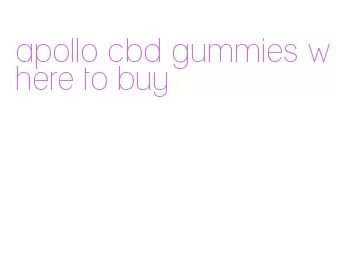 apollo cbd gummies where to buy