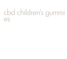 cbd children's gummies