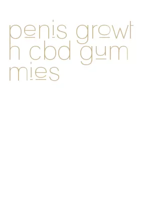 penis growth cbd gummies