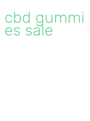 cbd gummies sale
