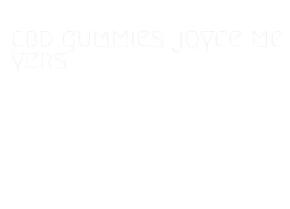 cbd gummies joyce meyers