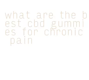 what are the best cbd gummies for chronic pain