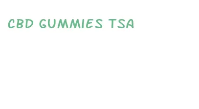 cbd gummies tsa