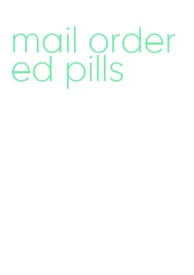 mail order ed pills