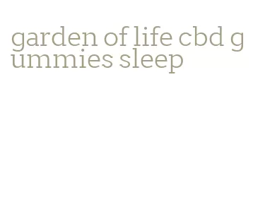 garden of life cbd gummies sleep