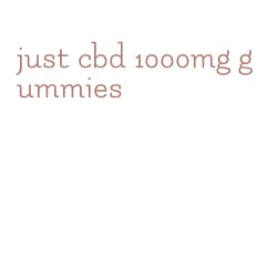 just cbd 1000mg gummies