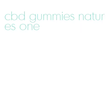 cbd gummies natures one