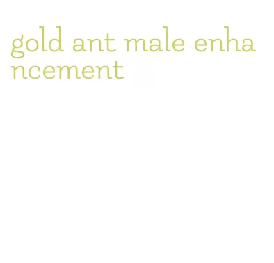 gold ant male enhancement