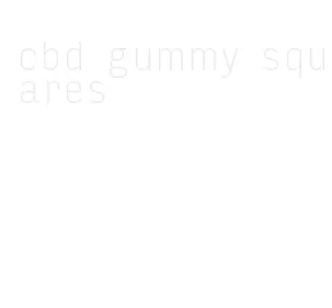 cbd gummy squares