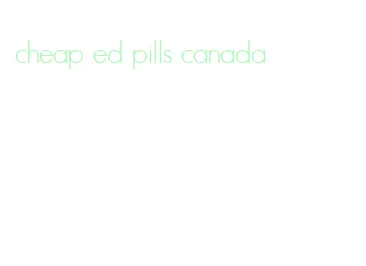 cheap ed pills canada