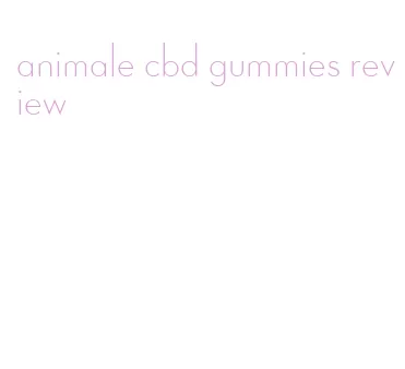 animale cbd gummies review