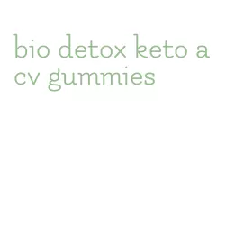 bio detox keto acv gummies