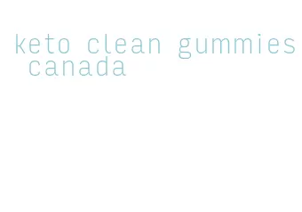 keto clean gummies canada