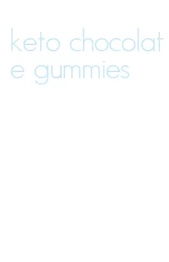 keto chocolate gummies