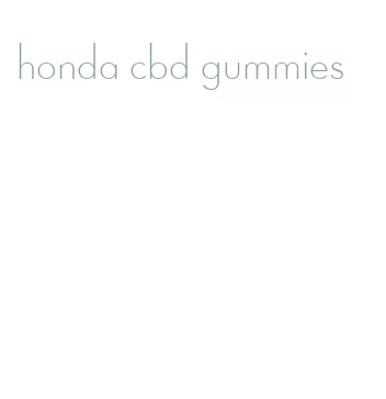 honda cbd gummies