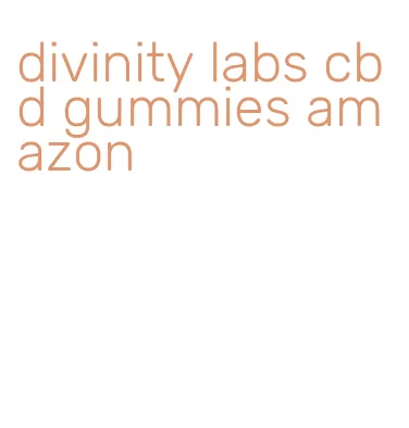 divinity labs cbd gummies amazon