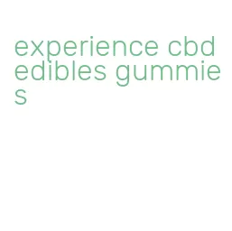 experience cbd edibles gummies