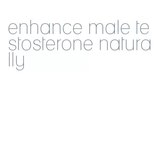 enhance male testosterone naturally