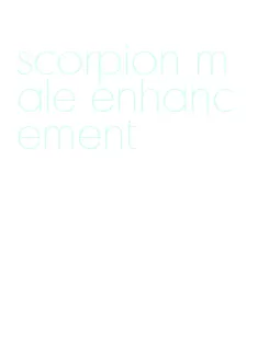 scorpion male enhancement