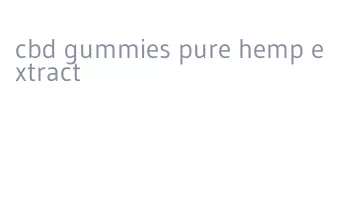 cbd gummies pure hemp extract