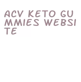 acv keto gummies website