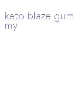 keto blaze gummy